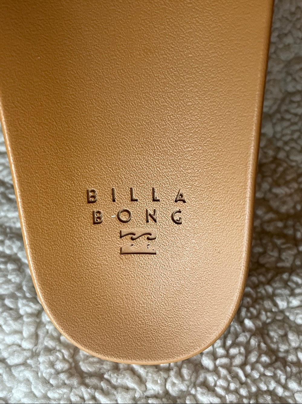 Billabong Tan Woven Slide Sandals Women’s Size 8 Braided Strap Flats - Picture 2 of 8